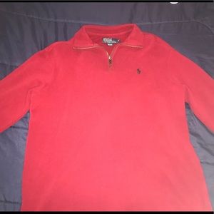 Polo pullover quarter zip